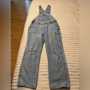 Blue Denim Overalls